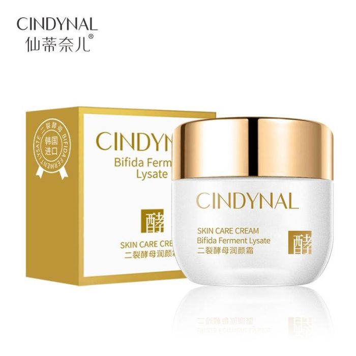 Antioxidant cleansing cream Cindynal with bifidobacteria lysate