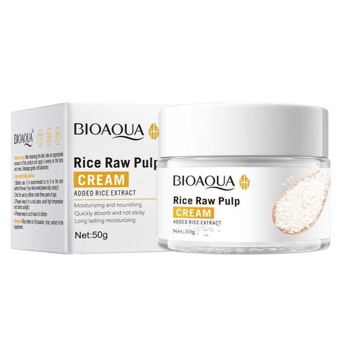 Cream with rice extract Bioaqua