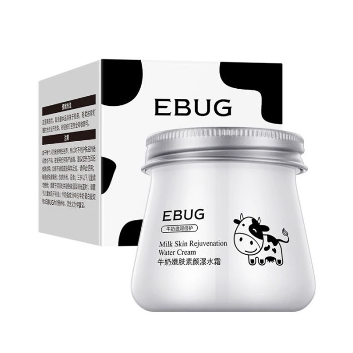 Face cream with milk protein Ebug Iluying Milk