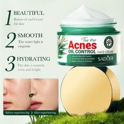 Tea tree-based face cream for problem skin Sadoer