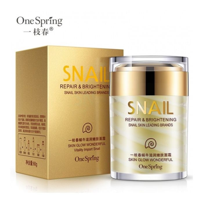 Face cream with snail extract One-Spring