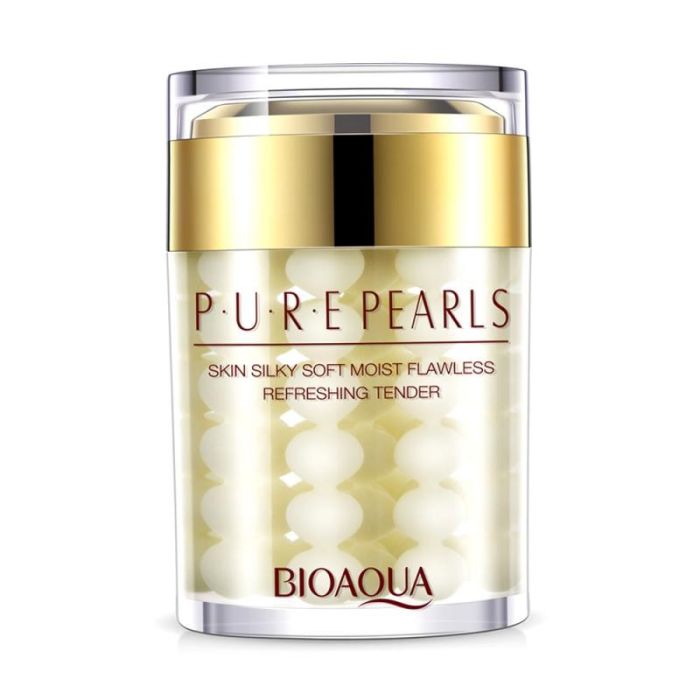 Bioaqua Pure Pearls face cream with pearl powder