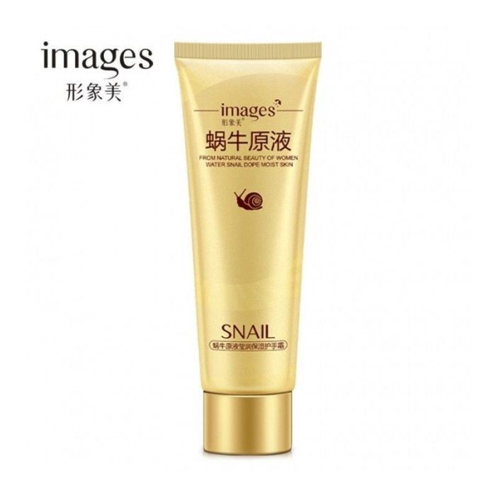 Hand cream with snail Images