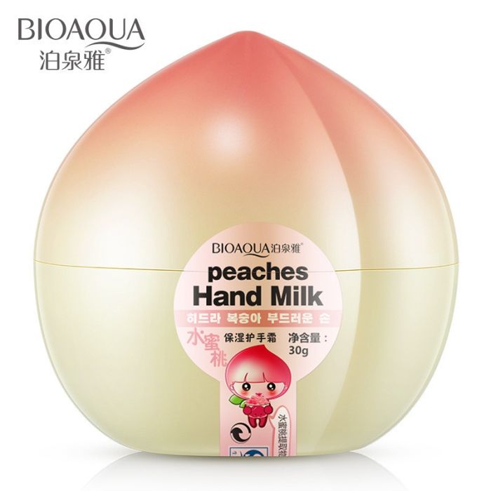 Hand cream milk peach Bioaqua