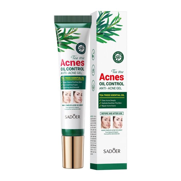 Facial gel Sadoer Acnes Oil Control Tea Tree