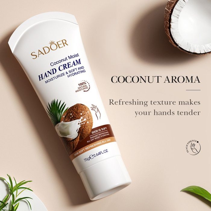 Sadoer Moisturizing Hand Cream with Coconut Extract