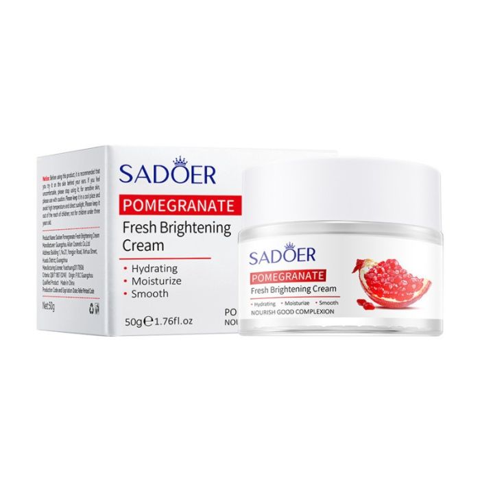 Brightening face cream with pomegranate extract Sadoer